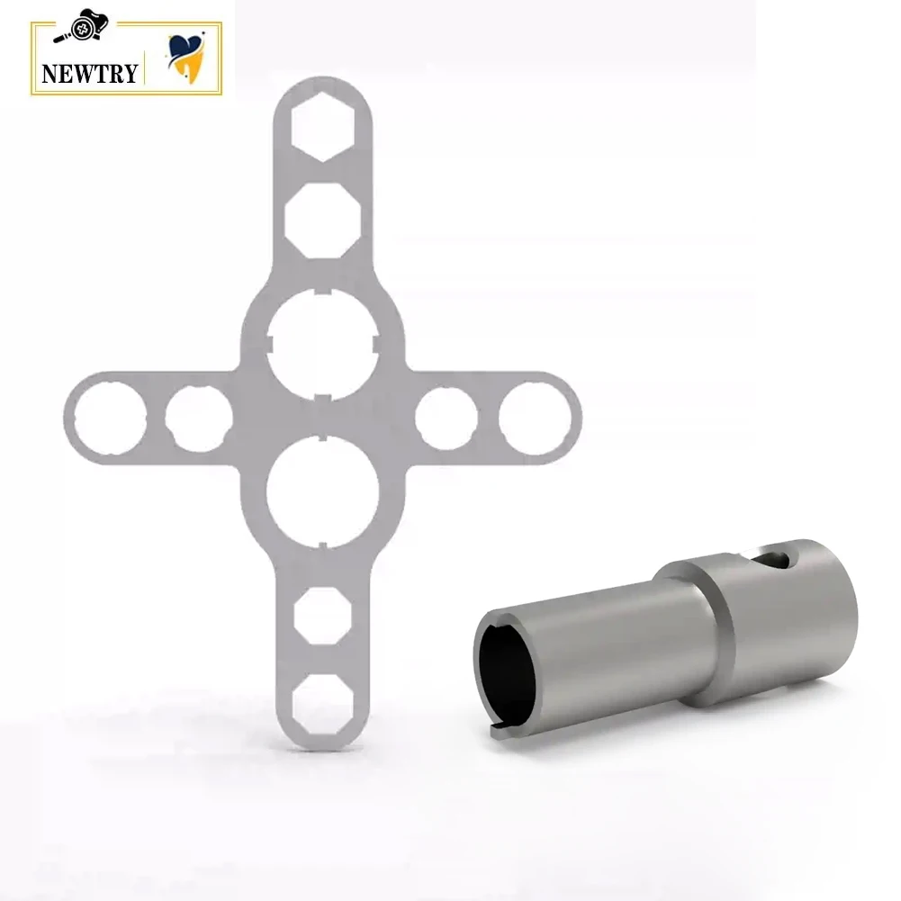 Dental Turbine Handpiece Wrench 5 Types Maintenance Tool K*VO N*K Sirona COXO Back Cover Torque Mini Head Button Repair Wrench