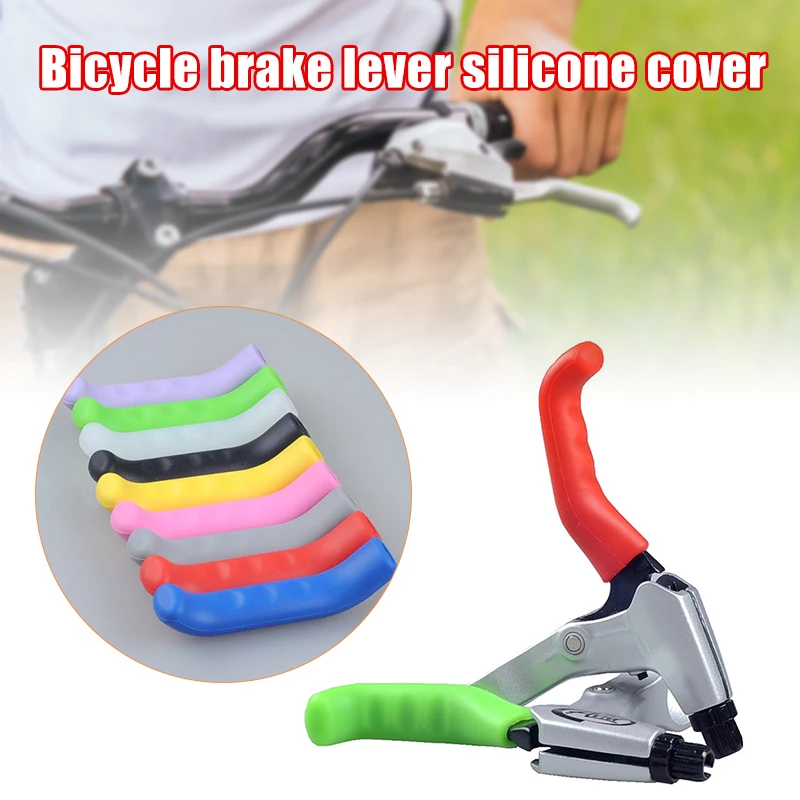 

Аксессуары для велосипеда, 2 шт., универсальный силиконовый чехол для тормозных ручек, защитный чехол для горного и шоссейного велосипеда, защитный рукав