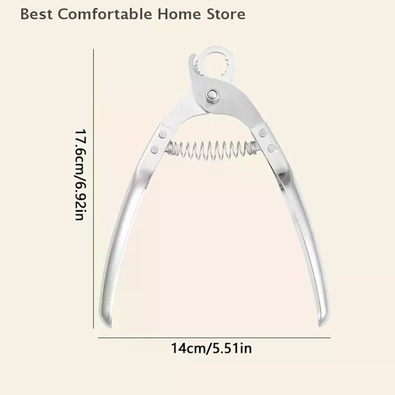 Stainless Steel Screw Tail Cutter Household Labor-saving Snail Tail Removal Tool Multi-purpose Non-slip Screw Snail Cutter