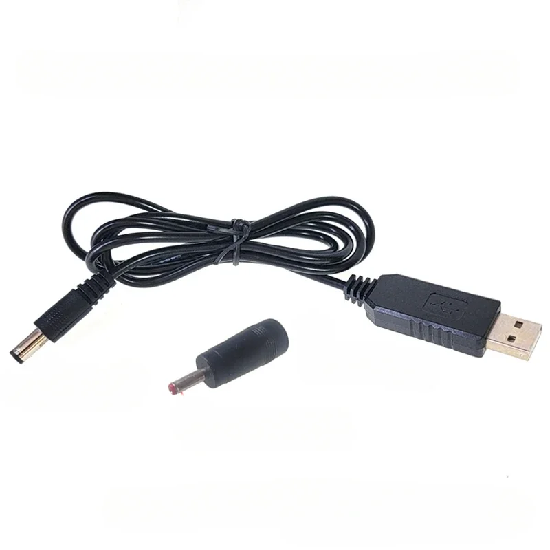 USB 5V to DC Power Boost Line Step up Module 5v 9v 12v 5.5mm 3.5mm Converter Adapter Cable with 2.1x5.5mm Plug for USB Connector