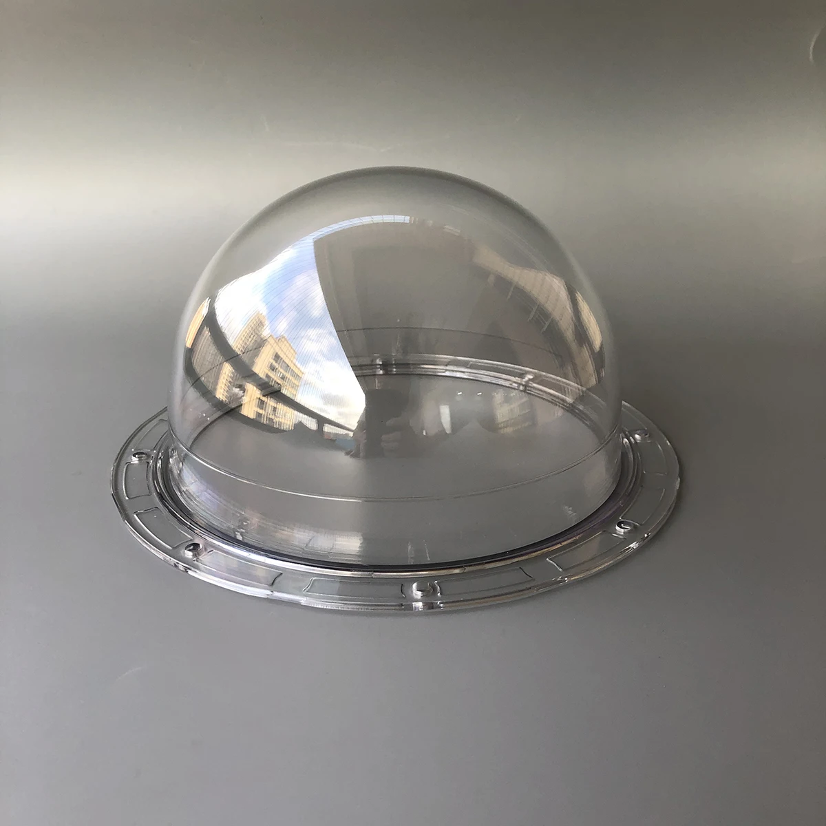 5.72 Inch CCTV Camera Transparent Cover Outer Clear Glass Protection Dome Housing Hemisphere Shell 187x95mm For Panasonic Camera