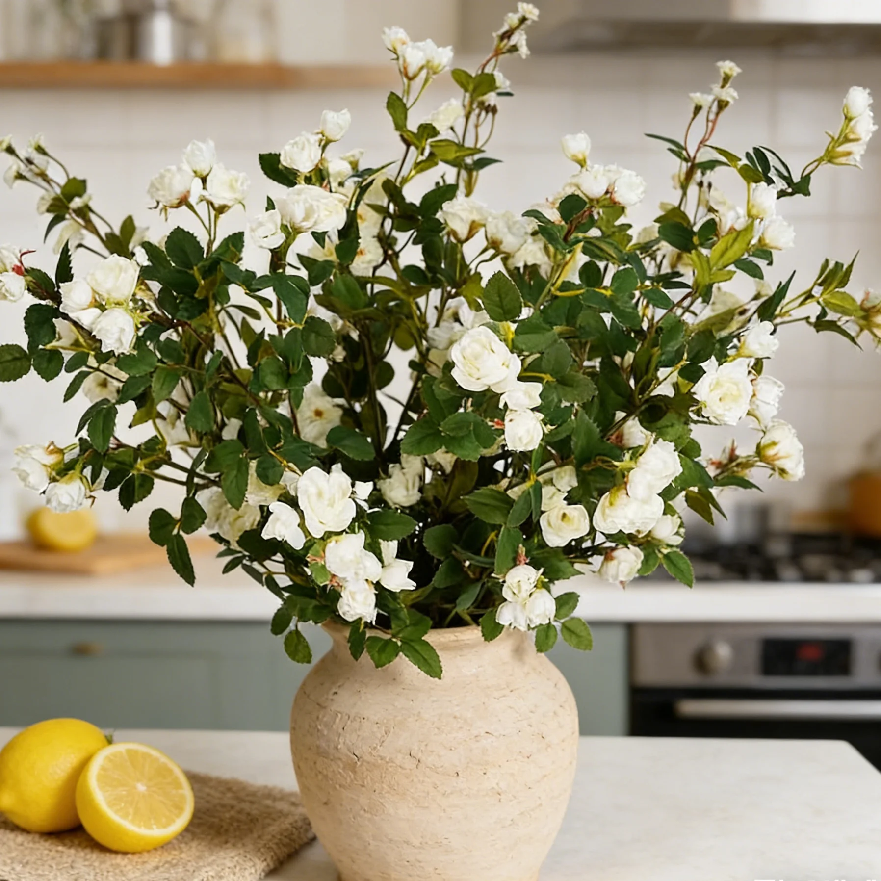 Künstliche Blumen Kamelie Gänseblümchen Valentinstag Hochzeit Brautstrauß Home Room Vase Tisch Garten DIY Geschenk Kranz Material Dekor