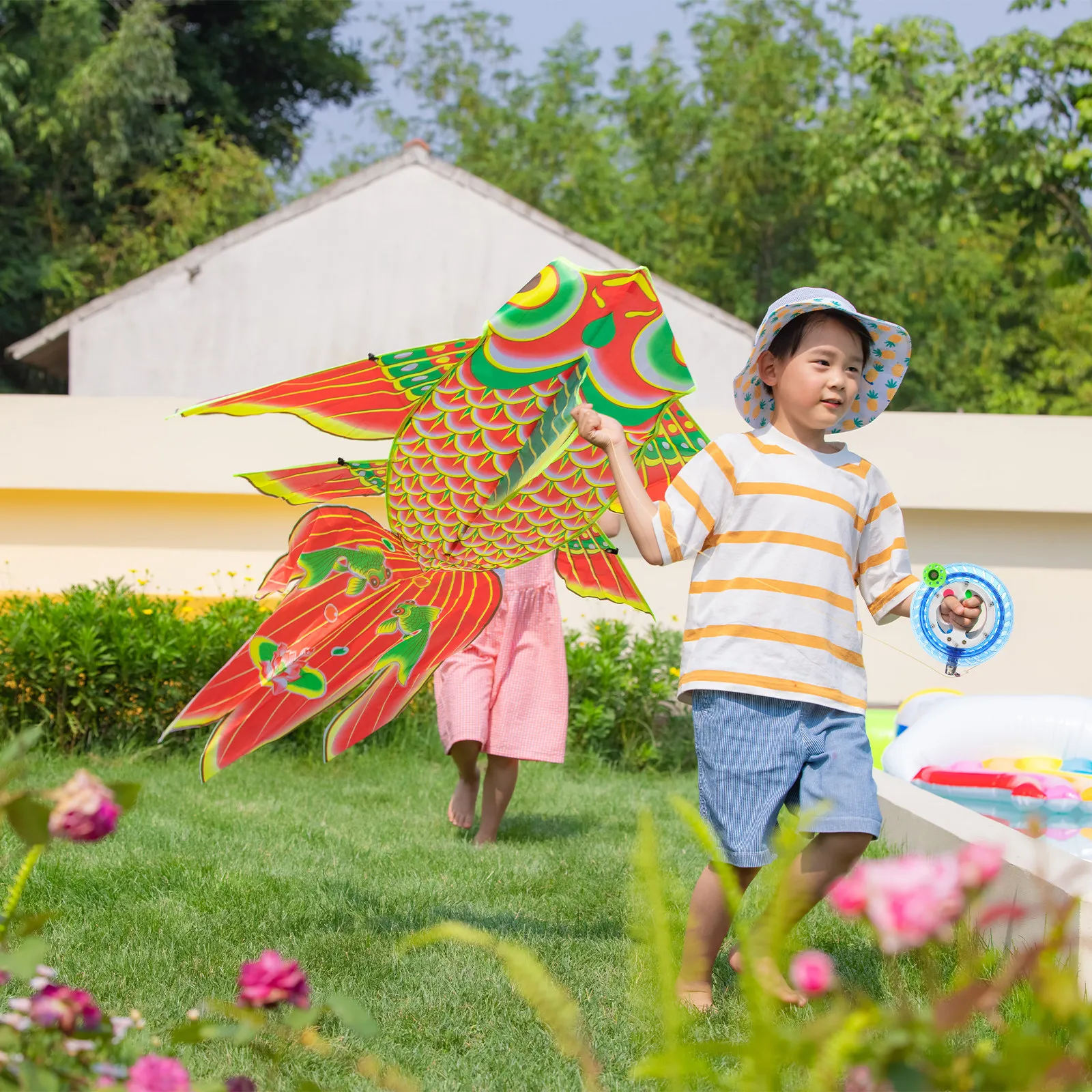 Roda de Linha para Pipa, Leve e Portátil, Carretel de Plástico, Acessório para Voo de Pipa, Ferramenta Esportiva ao Ar Livre, Enrolador de Corda