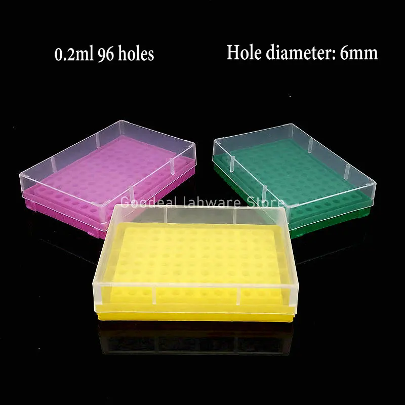 4pcs/lot Lab 0.2/0.5/1.5/2/5/10/15/50ml Plastic centrifuge tube storage 16/32/36/50/72/96/100 holes Box PCR tube PP Storage Rack