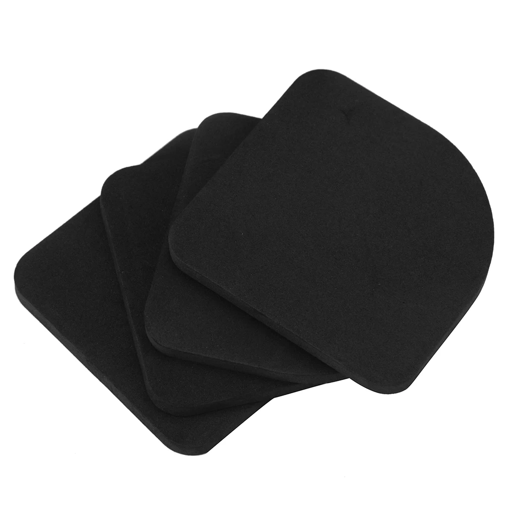 4pcs Anti Vibration Pad Felt Machine Shock Pads Square Universal Silent Practical Portable Multi-function Kitchen Bathroom Tools