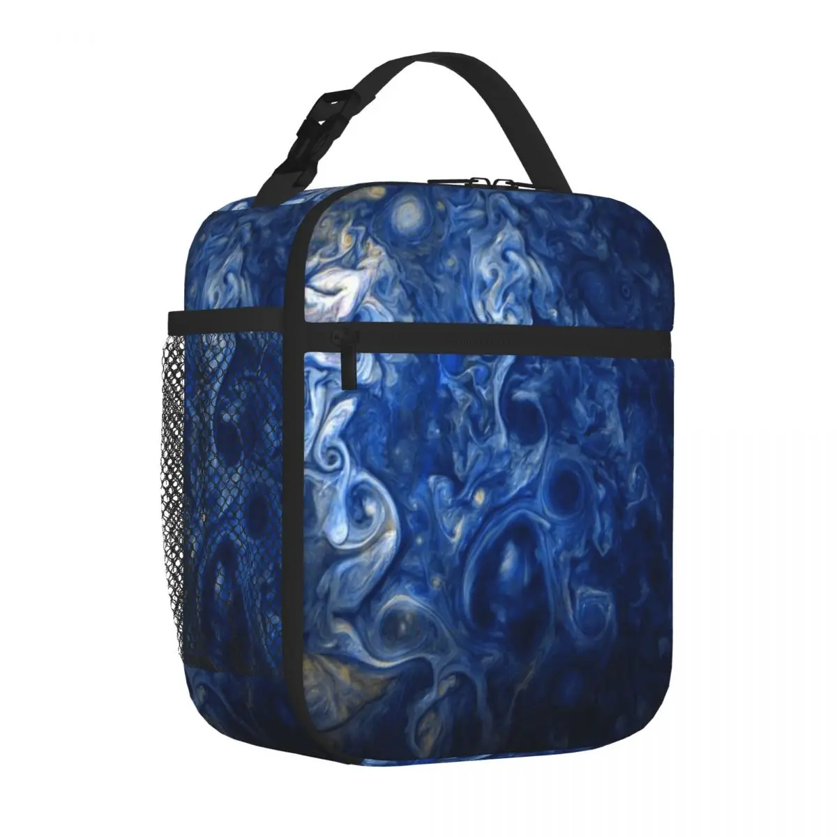Hot Sale Jupiter S Clouds In Blue Gloss Finish Camping Lunch Bag High School Cooler Tote