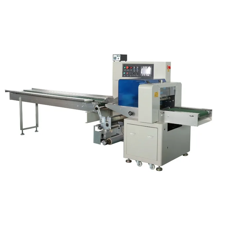 Automatic pillow packaging machine vegetable fruit hardware bread moon cake bagging machine food toys biscuit packaging machine
