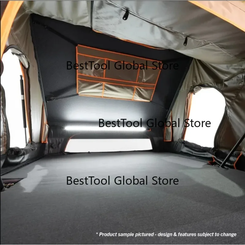 Hard Shell Aluminum Roof Tent Side Open Design Waterproof Outdoor Camping Roof Top Tent