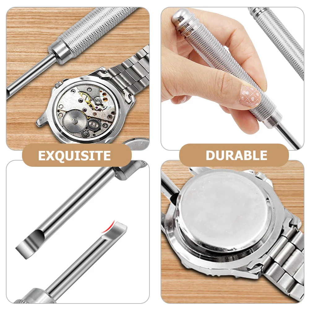 

Watch Repair Tool Alloy Steel Precision Back Cover Opener for Screw-in Cases Professional Screwdriver Portable