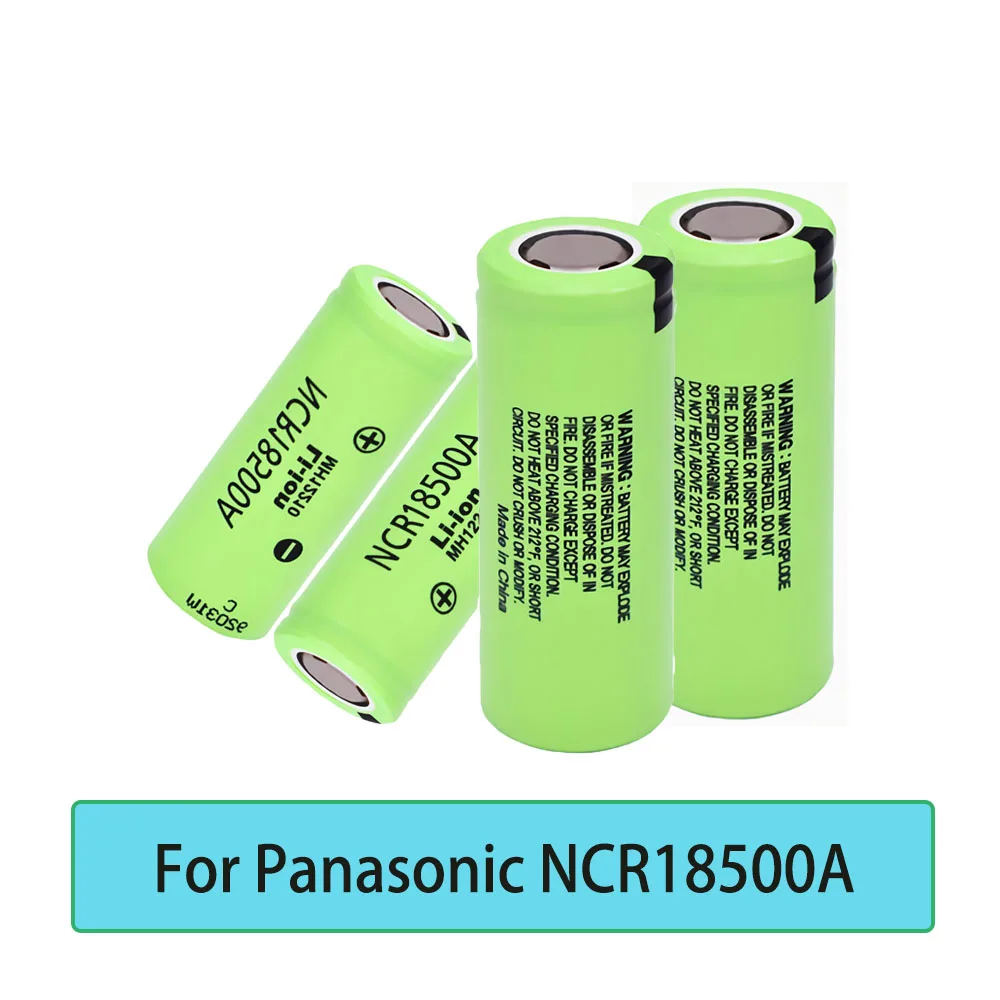 100% oryginalny akumulator litowo-jonowy 3.7V 18500 2040mah nadaje się do baterii Panasonic NCR18500A 3.6V nadaje się do zabawki