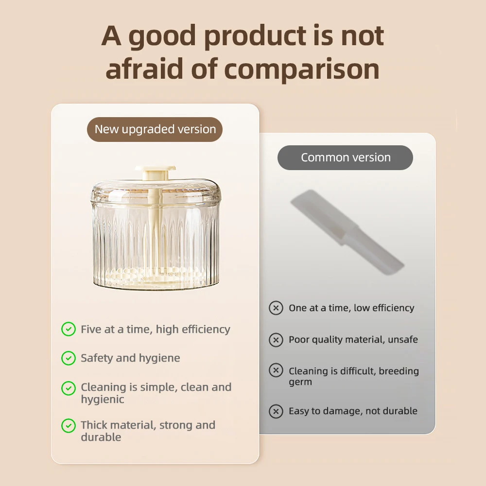 Translucent Meatball Maker 5 Balls Manual Meatball Maker Tool Meat Freezer Storage Containers DIY Kitchen Cooking Tools