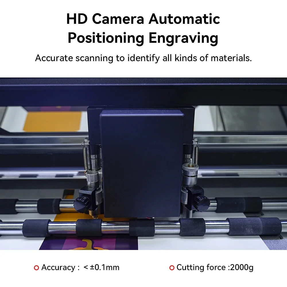 ZD350 Ultra Dual Heads A3 Die  and Creasing Machine Auto Feeding Desktop Contour Plotter for Stickers Paper Board