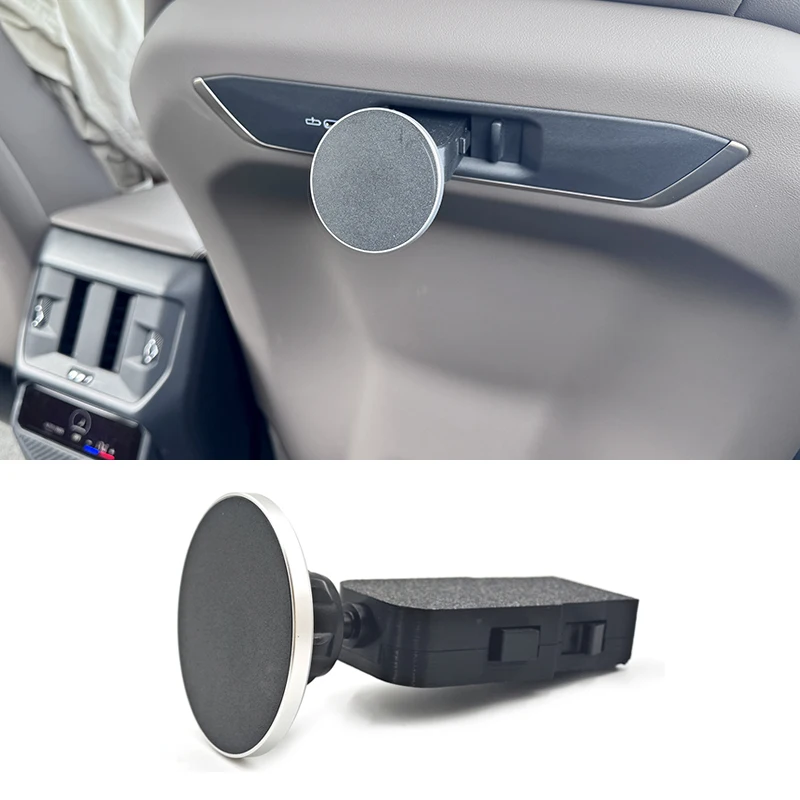 

For BMW X3 2025 G45 Rear Seat Magnetic Pad Phone Holder Bracket Trim Auto Mount Car Accessories