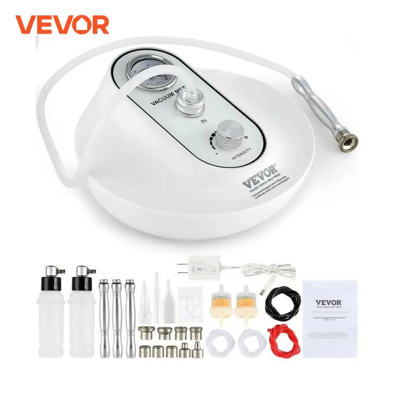 VEVOR-آلة احترافية للجلد الماسي ، 3 في 1 معدات العناية بالبشرة للوجه لصالون المنزل والسبا