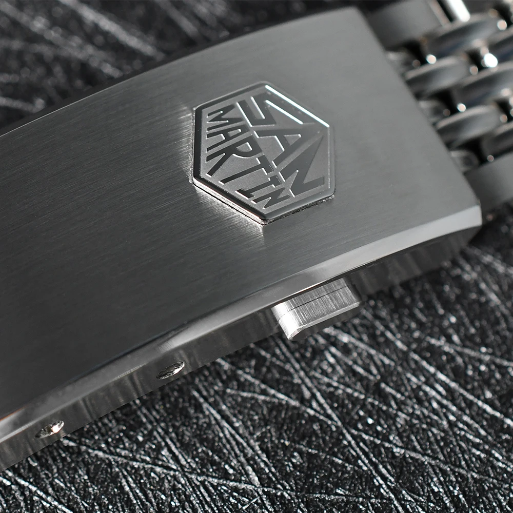 San Martin orologio braccialetto di riso nuova chiusura regolabile Fly adatta per 20mm cinturino in acciaio inossidabile 316L di dimensioni universali parte orologi