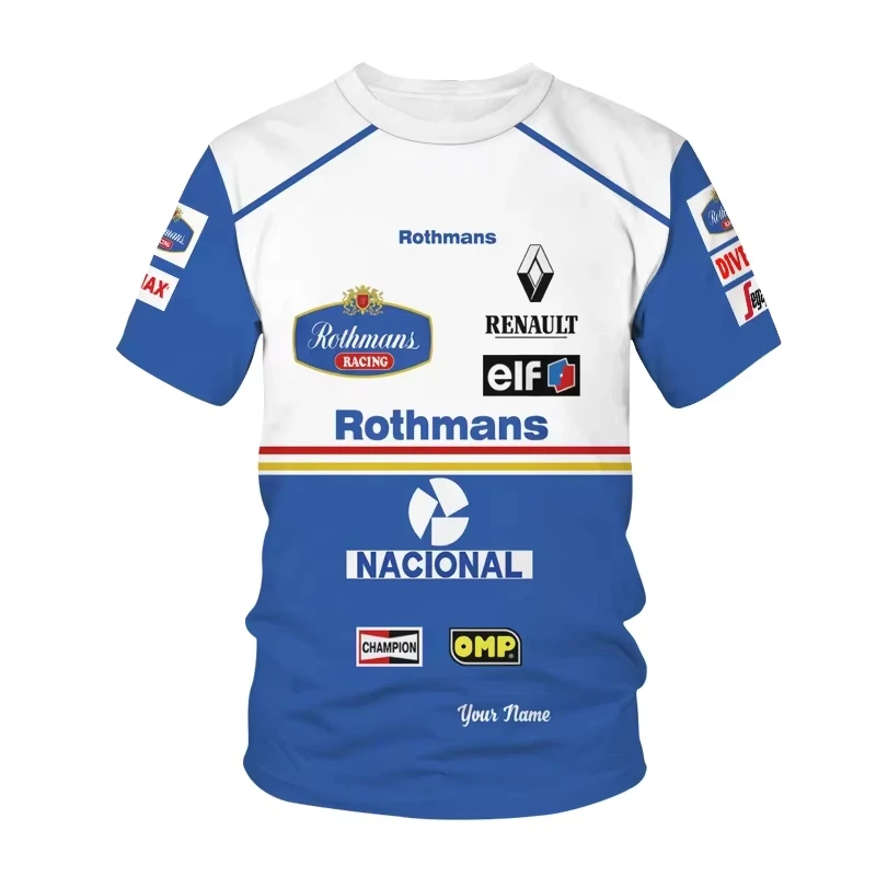 

Летняя футболка F1, хит продаж, F1 Mountain F1 Team Rothman, мужской гоночный костюм с короткими рукавами, мотоциклетный костюм, дышащий топ