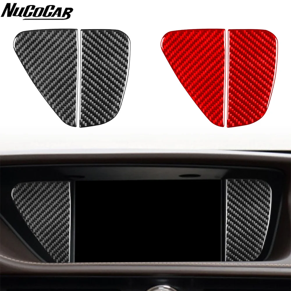 For Lexus ES 250 300h 350 2012-2018 Carbon Fiber Central navigation display panel Car Accessories Interior Decorative Stickers