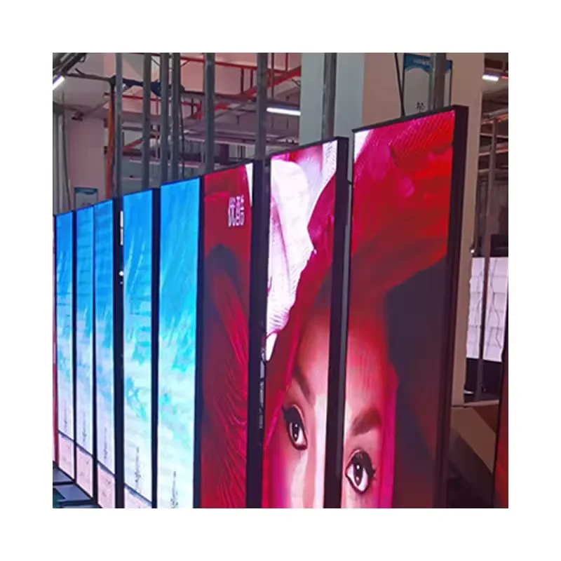 الجملة P2.5 شاشة عرض فيديو LED شاشة عرض LED متحركة حجم مخصص داخلي LED ملصق عرض المنتج الإعلاني