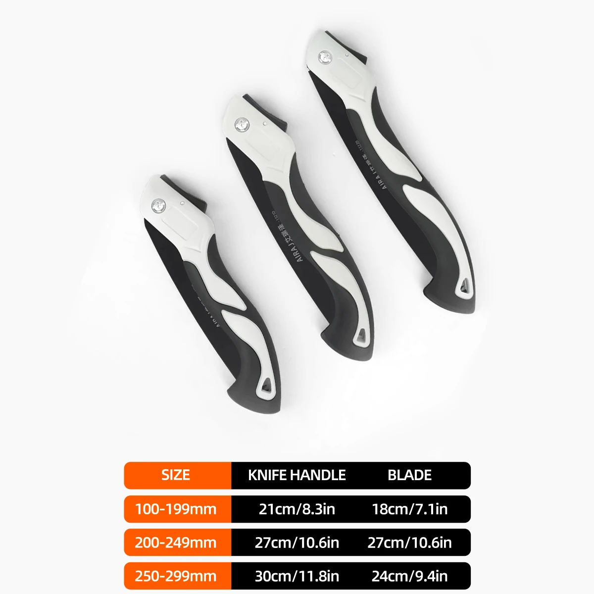 منشار AIRAJ مقاس 9.4 بوصة قابل للطي، مناشير تقليم بأسنان فولاذية SK5، مناشير يدوية للتخييم والبستنة، منشار تخييم النجارة المحمول. #3
