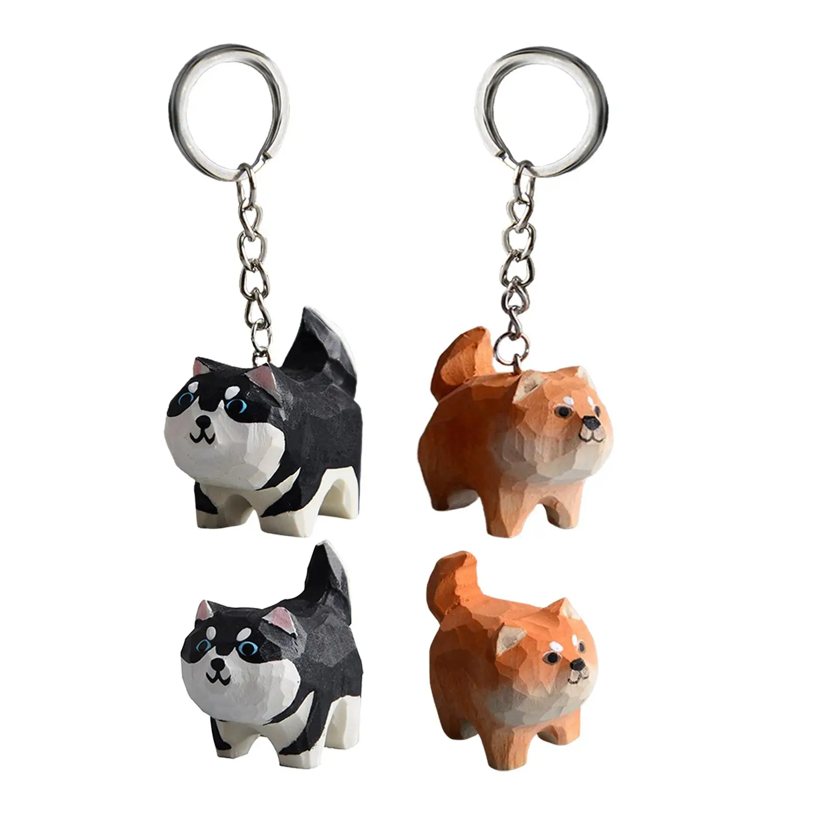 Puppy Key Chain Fun Art Craft Fashion Pendant for Backpack Luggage Handbag