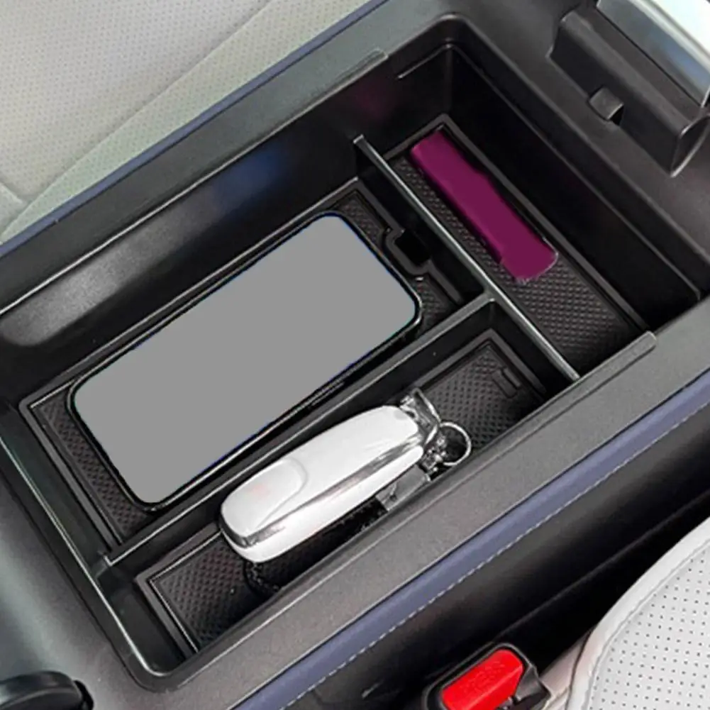 For Xpeng G6 Armrest Storage Box Central Control Armrest Car Box Auto Decoration Item Anti-slip Interior Storage Storage