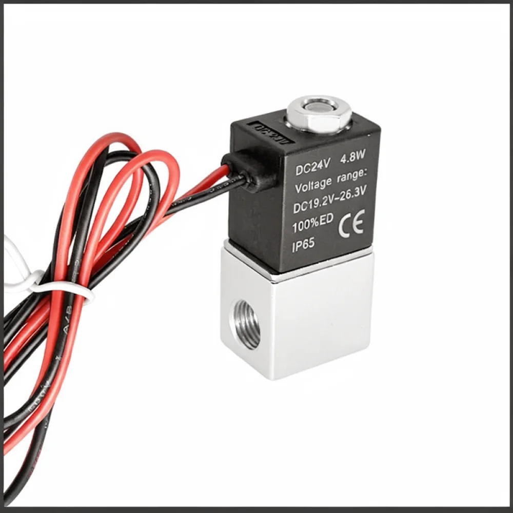 Pneumatic Solenoid Valve For Qibu 2V025 Normally Closed 2 Way Electric Control Valve Air Liquid System 1 8 1 4 Thread Port