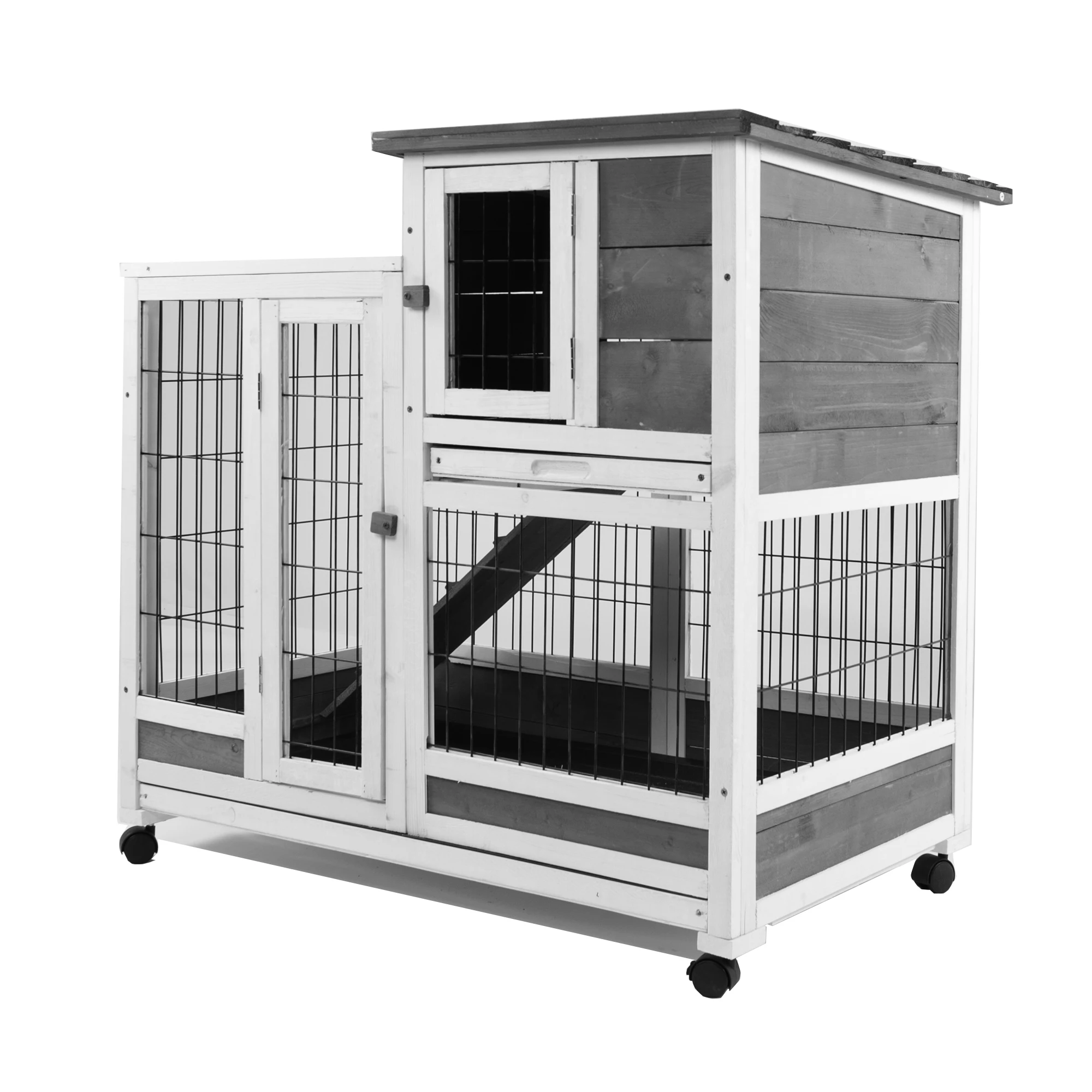 Cheap Pet Rabbit Hutch Cage Wooden Outdoor