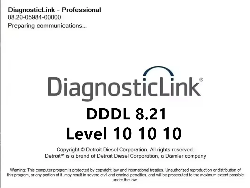 

Дизельная диагностическая ссылка Detroit, 2025 г., DDDL 8,21 SP3, профессиональный уровень 10 + стрельба по тридца, 2025.03