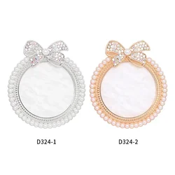 Pearl Ribbon Resin Nail Art Palette Stand False Nail Tips Drawing Board Display Shelf for Salon Manicure Tools