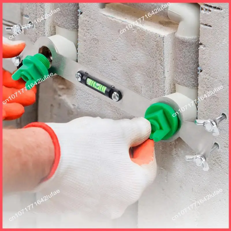 

B52C Metal Hot And Cold Water Pipe Leveler With Bubble Level Indicator-Precision Leveling Tool For Plumbing Adjustments