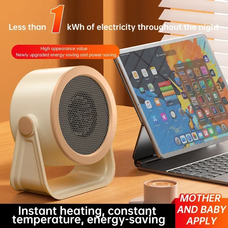 Xiaomi New NEW Hot Air Blower Portable Desktop Fan Stove Warm Heater Mini Radiator  Office Room Warmer  Winter Low Consumption