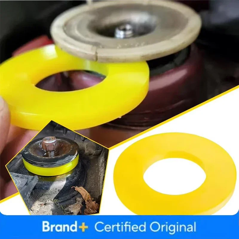 Latest Universal Silencer Pad Rubber Bushing Dampers Front Strut Tower Mount Suspension Shock-Absorbing Bearing Washer Over Bump