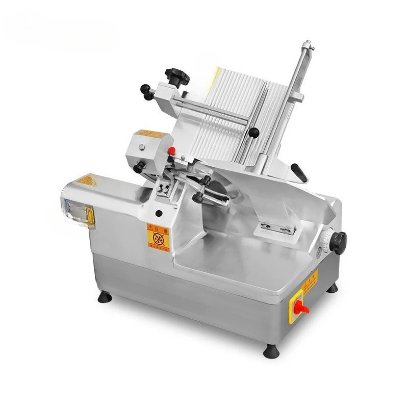 

32 type fully automatic electric commercial fat beef and mutton cutting frozen meat planer 13 inch meat slicer rolling machine