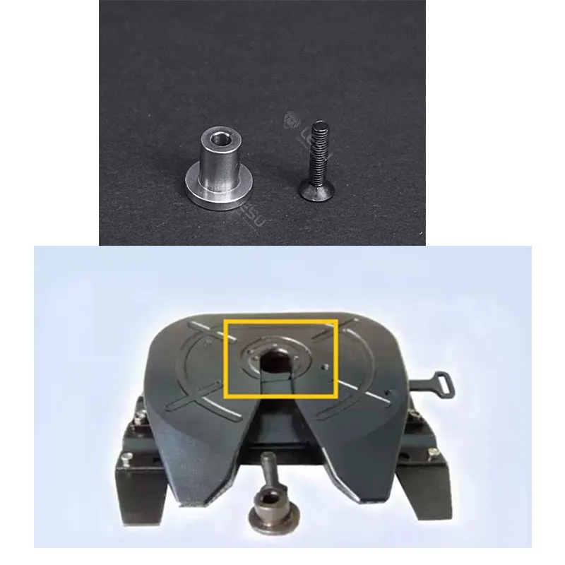 RC 1/14 2 Stück Anhängerkupplungsstift aus Edelstahl für Tamiya Hydraulikbagger, Lader, Kipper, MAN VOLVO Anhänger, Kipper, DIY-Teile – Detail 2