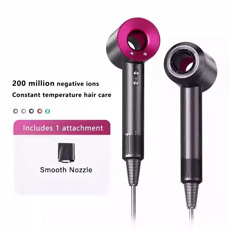 

Professional Ultra-High Speed Bladeless Hair Dryer Constant Temperature Negative Ion Attachment 5 Household Powerful Hair Dryer
