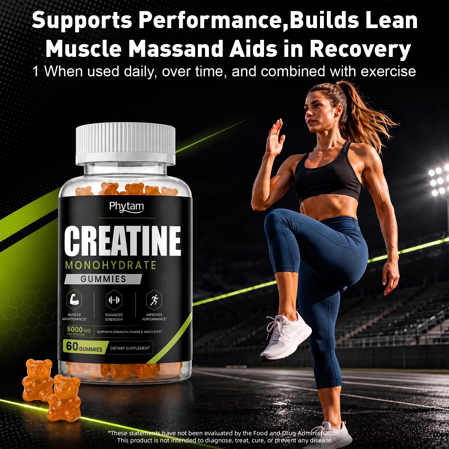 5000mg Creatine Monohydrate Be - Nutrition Workout ulasan dan harga
