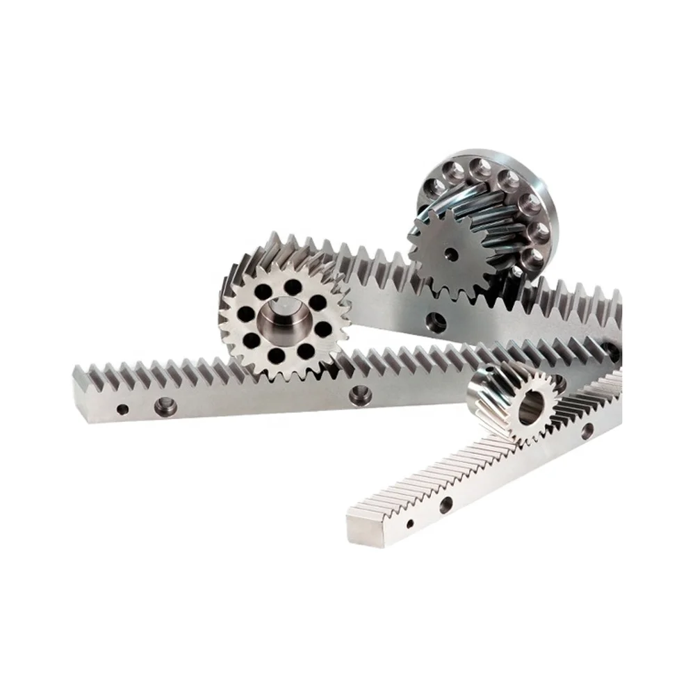 Factory Hot Sale Steel High Quality CNC Machining Straight Twill Tooth Rack Straight Steel Gear Rack and Pinion