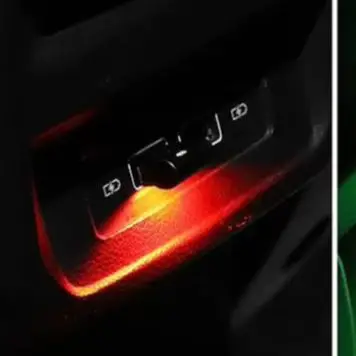 

Светодиодная лампа USB Mini USB RGB Светодиодная сенсорная кнопка салона автомобиля Неоновая атмосферная лампа 7 цветов Постепенное дыхание Окружающая сигнальная лампа 5 В