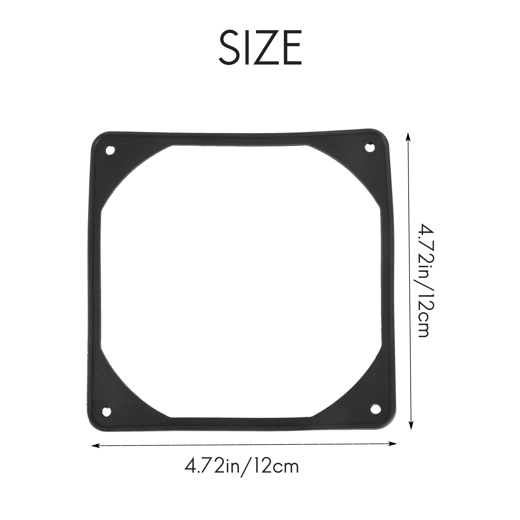 HOT 10Pcs 120mm Anti-Vibration Silicon Fan Gasket Noise Reducing Gasket Pad for PC Computer Case Fan