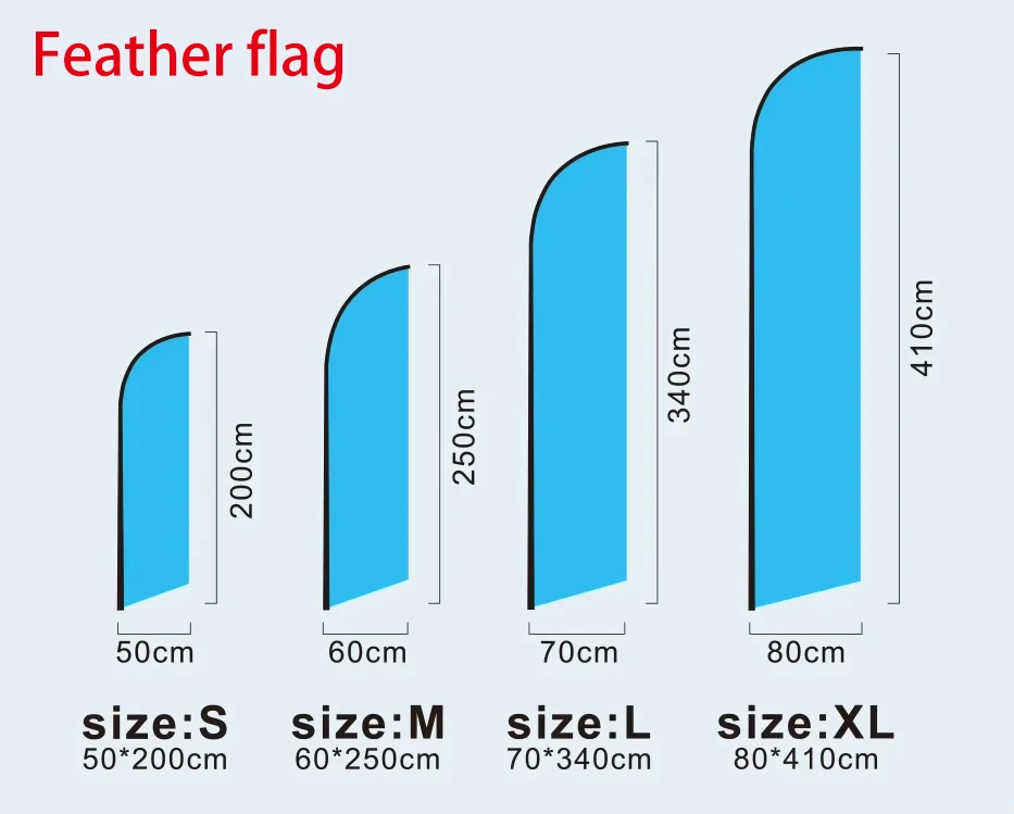 Beachflag mit individuellem Design, kostenlose Gestaltung, einseitiger Druck, Banner für Geschäftswerbung, Promotion, Outdoor-Eröffnung – Detail 1