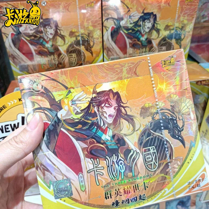 

100% подлинная Kayou Three Kingdoms Heroes Striving For Deer Heroes Showcasing The World Card Ur Gp Детская игровая коллекция Редкая карта
