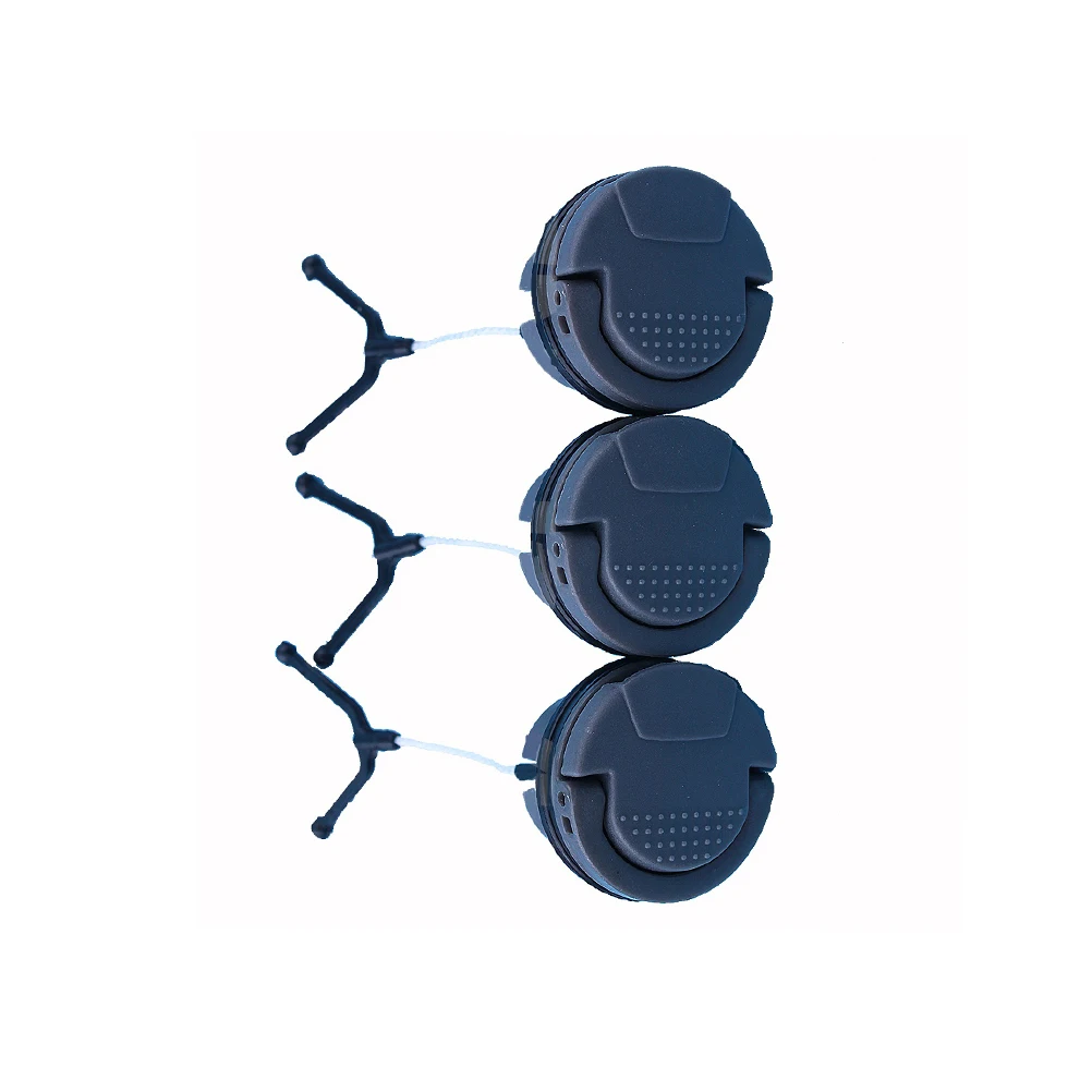 3 PCS New Style Gas Fuel Tank Cap For Husqvarna 435 435E 440 440E 445 445E 450 450E Chainsaw Replacement 544111203 544111201 Par view 3