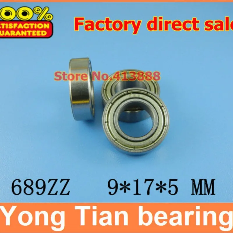 NBZH bearing(1pcs) Thin Wall Deep Groove Ball Bearing 689ZZ 689-2RS S689ZZ  S689-2RS  9*17*5 Mm