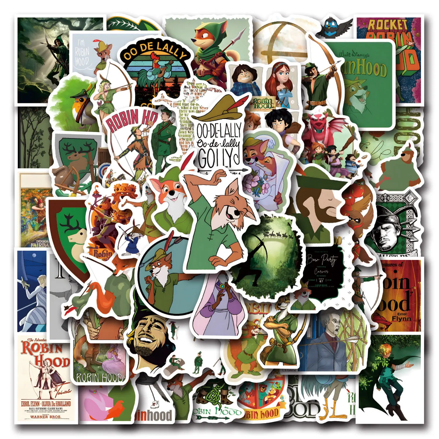 ملصقات كرتون روبن بغطاء رأس ، ملصقات ذاتية الصنع ، سكرابوكينغ ، هاتف ، أمتعة ، لوح تزلج ، شارات مقاومة للماء ، 55 led #1