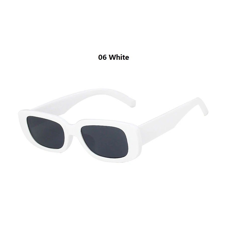 28PCS Kleine Rechteck Muster Sonnenbrille Für Frauen Vintage Marke Designer Quadrat Sonnenbrille Weiblichen Brillen Anti-glare UV400 – Detail 18