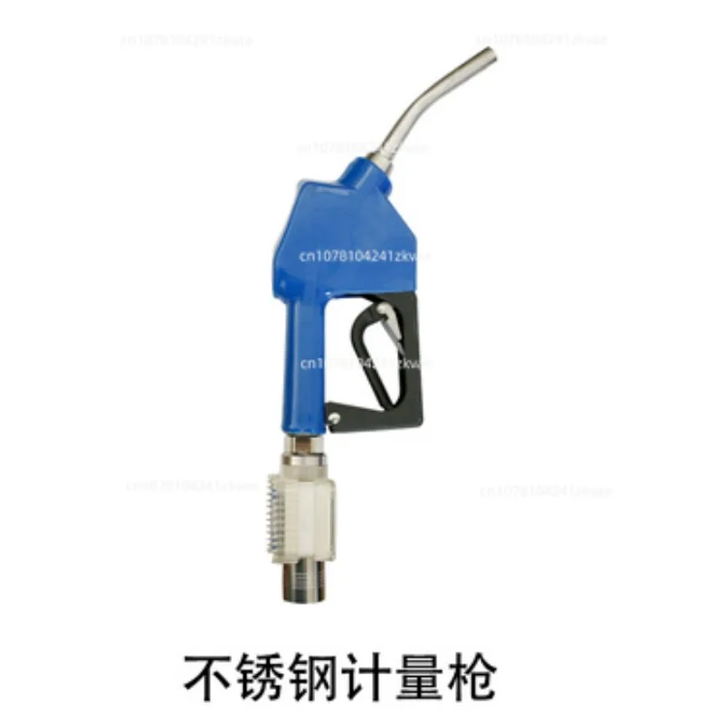 Fuel Gun 6 Points Self-sealing-metering-pricing Oil gun. with Electronic Display Screen, Flowmeter