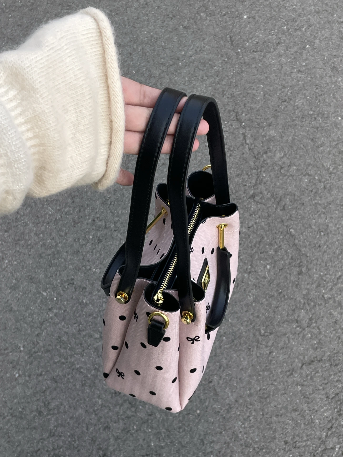 ciyah-chic-polka-dot-handbag-women's-crossbody-single-oulder-bag-faionable-pink-color-blo-spring-2026-new-sle