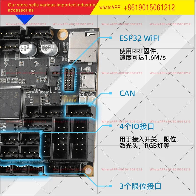 genuine  FLY E3 Pro Ultra RRF/Klipper onboard 2209 5-axis 3D printer motherboard replacement DUET