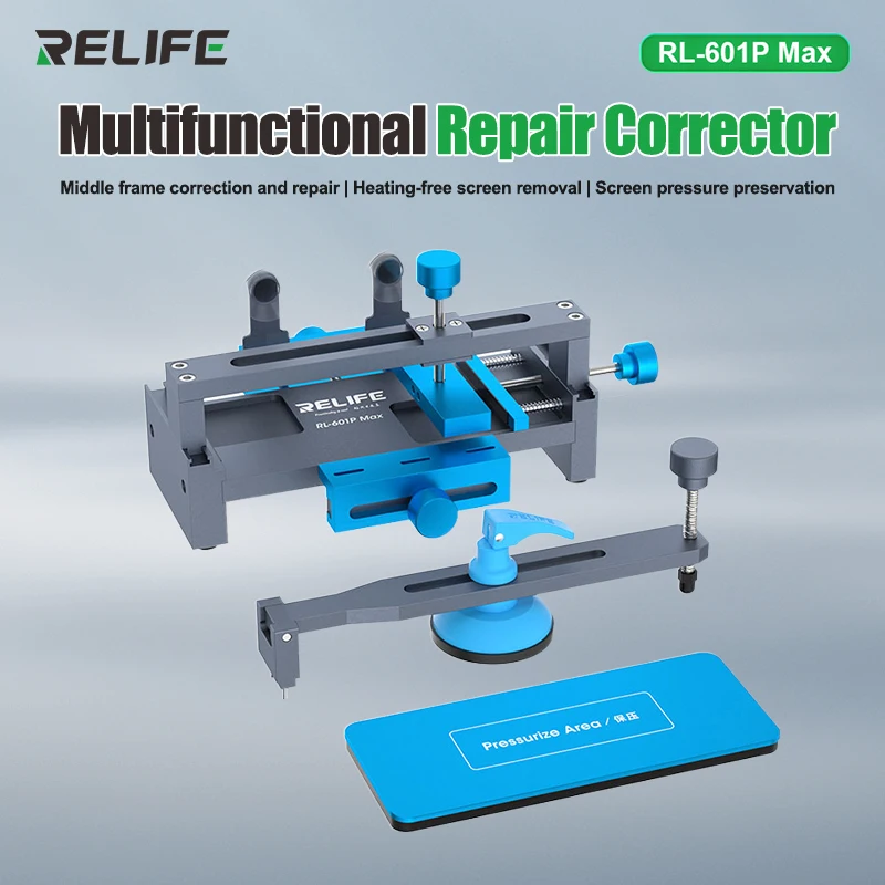 Reparasi RL-601P Max, RELIFE multifungsi bingkai korektor multifungsi layar perbaikan tekanan alat perbaikan