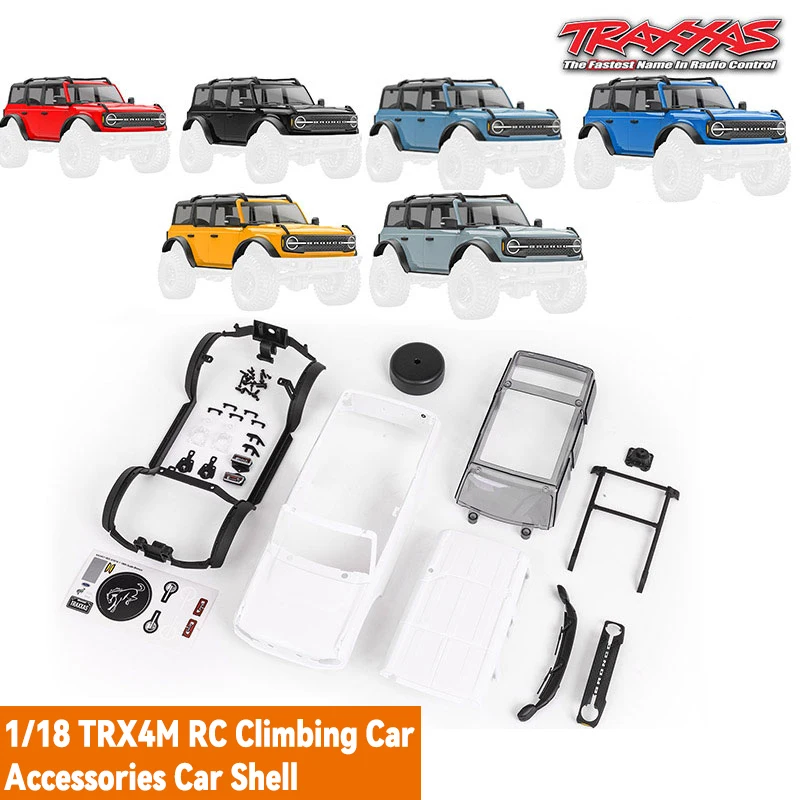 TRAXXAS 1/18 TRX4M RC Simulation Ford Wrangler Climbing Car Accessories Car Shell